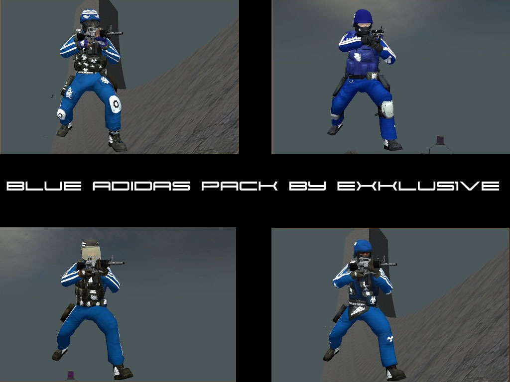 Пак моделей контр-террористов в adidas