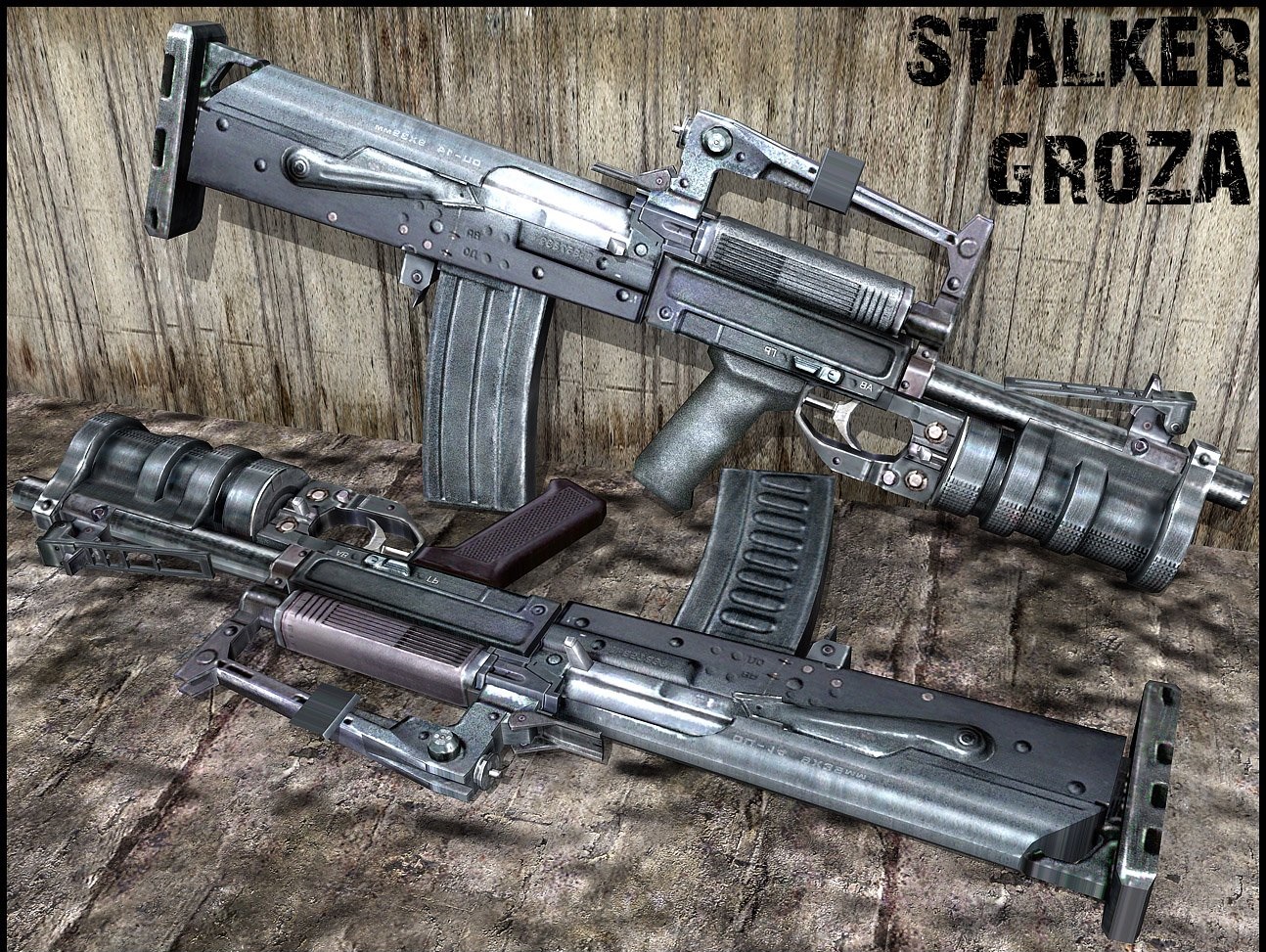 S.T.A.L.K.E.R. OTs-14-4A Groza