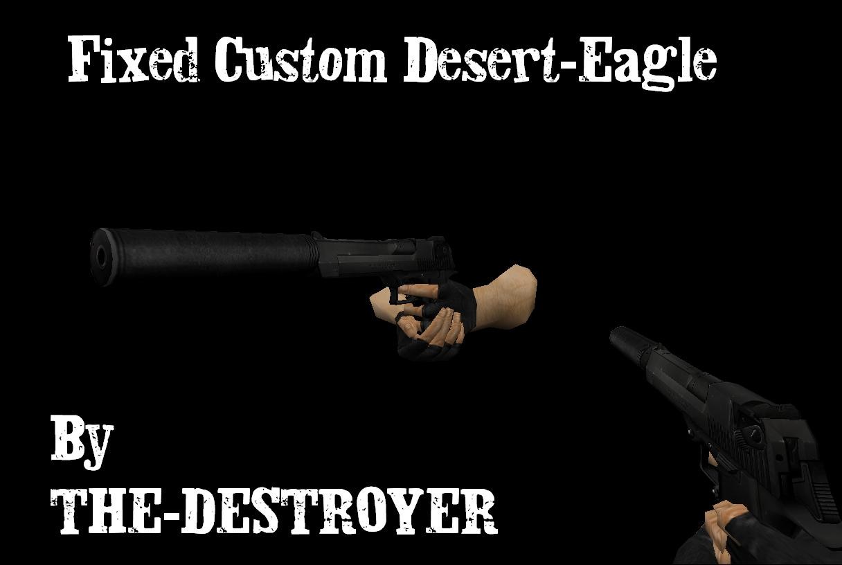Модель Fixed Silenced Desert Eagle By THE-DESTROYER