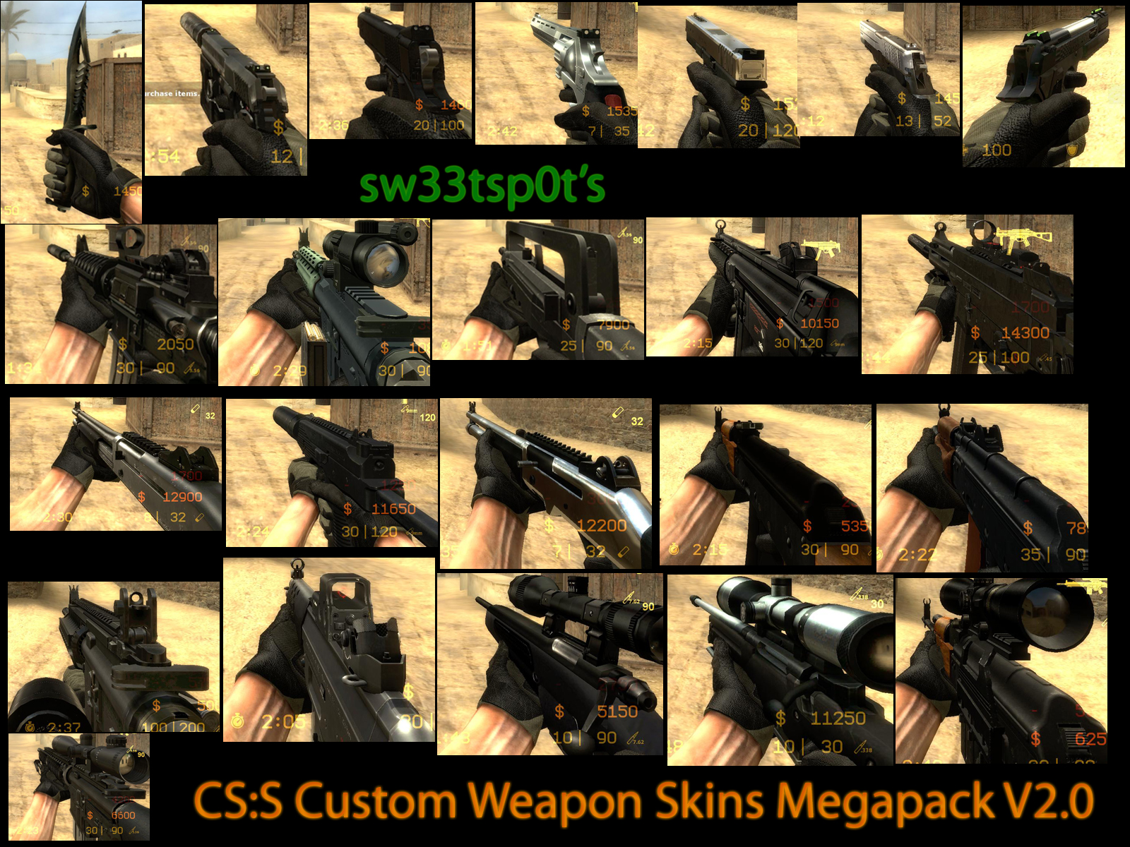 Weapon Skins Megapack v2.0